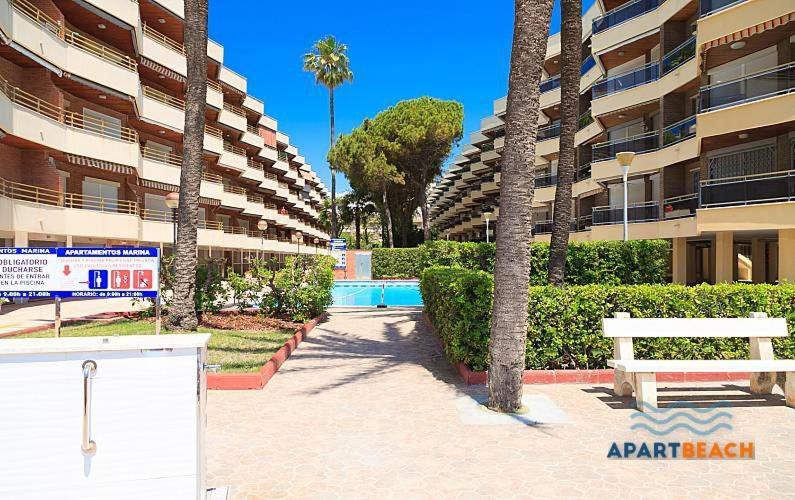 Apartamento ApartBeach MARINA PLAYA Climatizado Piscina y Parking Cambrils Exterior foto